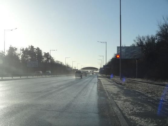 Фото рекламної площини за адресою Столичне шосе 320м. до пр. Охотського, праворуч в сторону Обухова