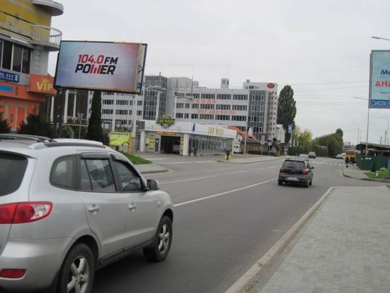 Фото рекламної площини за адресою Б. Окружная, 2 АЗС КЛО / ул. Соборная к Петропавловской Борщаговке