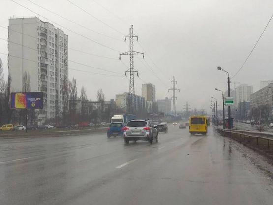 Фото рекламной плоскости по адресу Дарницкое шоссе, 300 м до Григоренка