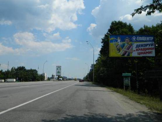 Фото рекламної площини за адресою Брoварскoй пр. 3в напротив к Броварам ( Леруа Марлен )