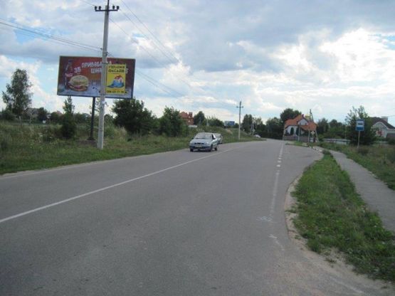 Фото рекламной плоскости по адресу с. Чайки, вул. Чайки / вул. Котляревського в напр. автодромк "Чайка"