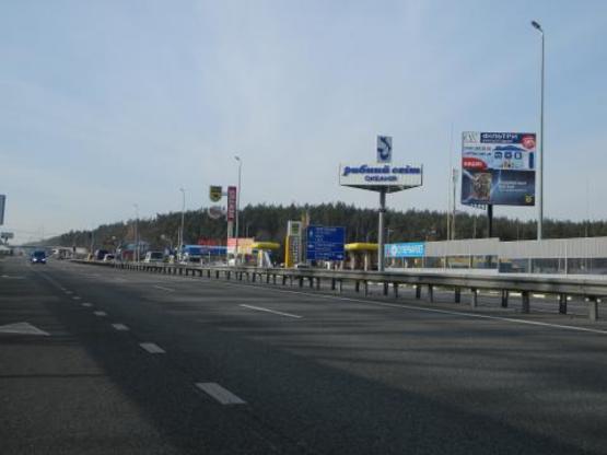 Фото рекламной плоскости по адресу с. Чайки, вул. Чайки 70м, від вул. О. Вишні в напр. автодромк "Чайка"