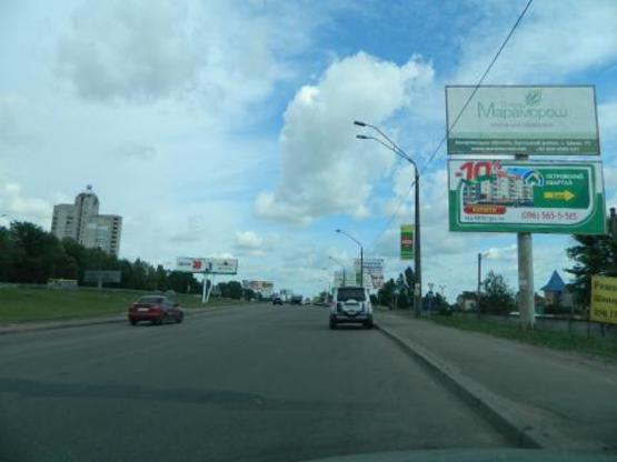 Фото рекламної площини за адресою Окружная, Зодчих 30 - 1  напротив ВЕРХНИЙ