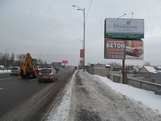 Фото рекламной плоскости по адресу Окружная, Зодчих 30 - 4 напротив ВЕРХНИЙ