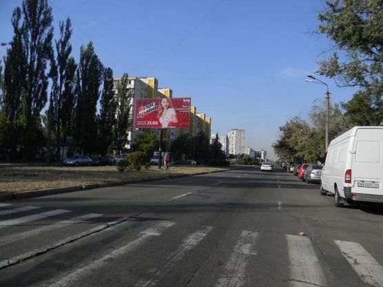 Фото рекламной плоскости по адресу Шолом-Алейхема ул., 15 (разделитель, 500 м. к рынку "Юность")