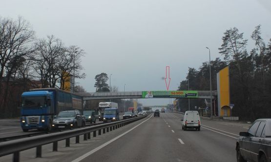 Фото рекламной плоскости по адресу Брест - Литовська шосе, 4А. Другий від Києва, зупинка "Пролісок", навпроти реторан "Ярославів Двір", напрямок - з Києва