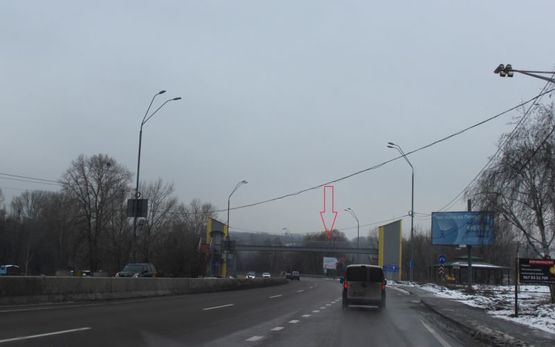 Фото рекламной плоскости по адресу вул. В Кільцева/розвязка Обухівської тр. Н 01, КПП, ТРЦ "АРТ МОЛЛ", Авторинок, з Києва
