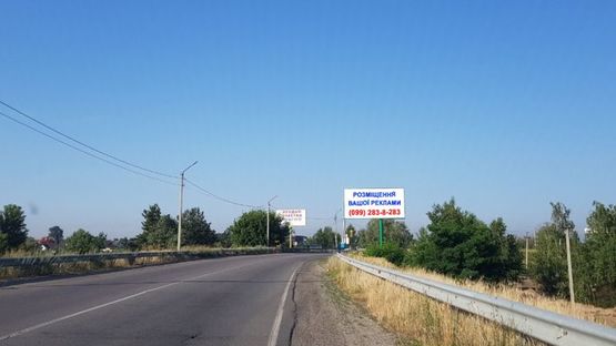 Фото рекламної площини за адресою Трасса Р-69, 1750 м. после поворота с ул. Лесная, справа