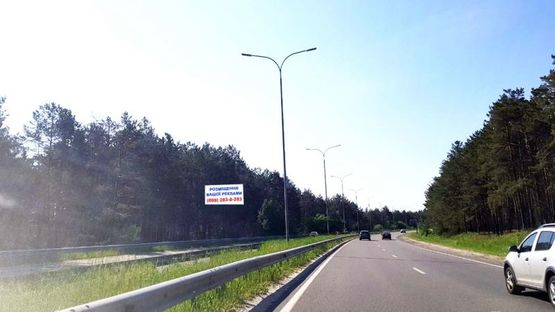 Фото рекламної площини за адресою Трасса Р-69, 350 м. от дорожного знака "Вышгород" в направлении трассы Р-02 (с. Новые Петровцы)