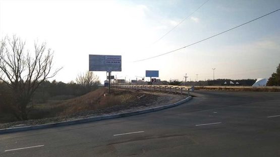 Фото рекламной плоскости по адресу Трасса Р-69, 150 м. после поворота на с. Осещина, справа