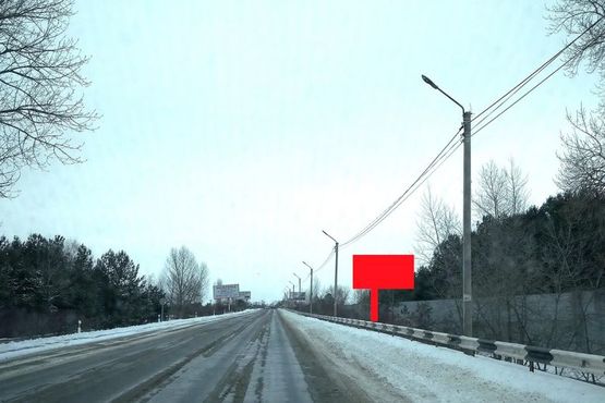 Фото рекламної площини за адресою Трасса Р-69, 200 м. после с/о «Сады Днепр»