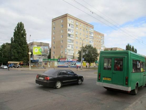 Фото рекламної площини за адресою ул. Рокоссовского х ул. Одинцова (сторона B)