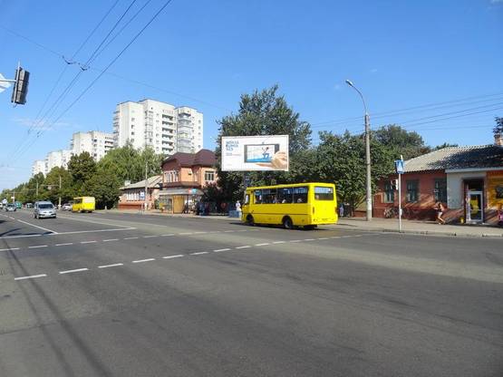 Фото рекламной плоскости по адресу проспект Победы х ул. Воровского (сторона А)