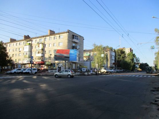 Фото рекламної площини за адресою ул. Щорса х ул. Комсомольская