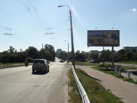 Фото рекламной плоскости по адресу ул. Боевая (сторона А)