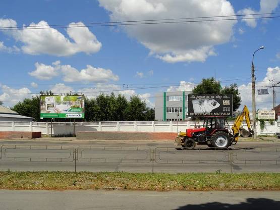Фото рекламной плоскости по адресу ул. Щорса (ост. Чексил) (правый)