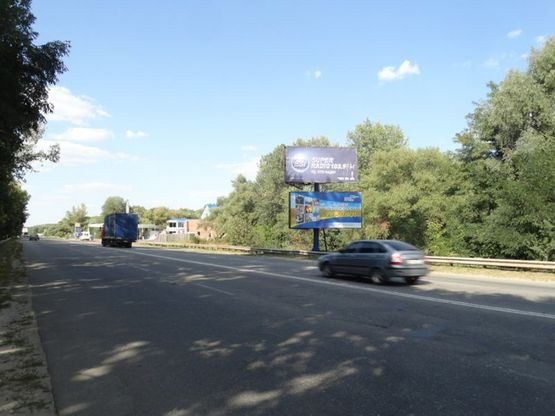 Фото рекламной плоскости по адресу Киевское шоссе, въезд А