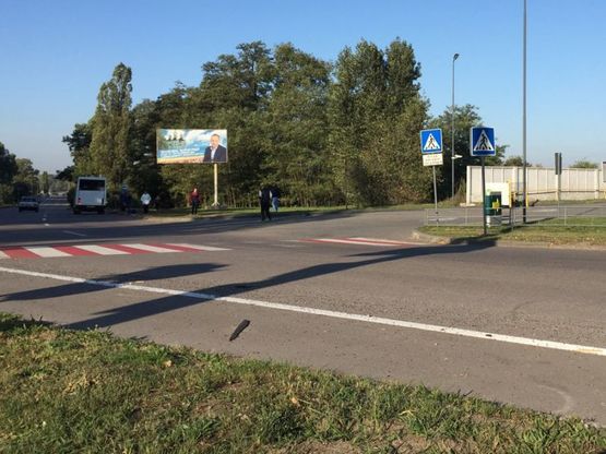Фото рекламної площини за адресою ул. Мазепы (выезд, круг, сторона А)