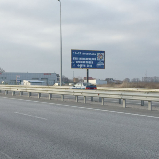 Фото рекламної площини за адресою Житомирское шоссе (с.Бузовая к с Березова "Экспоплаза")