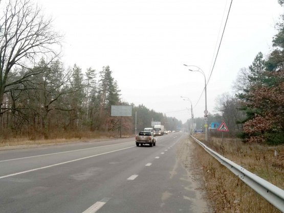 Фото рекламной плоскости по адресу Минский проспект/ул.Днипроводская  (возле ЖК Forest Park)
