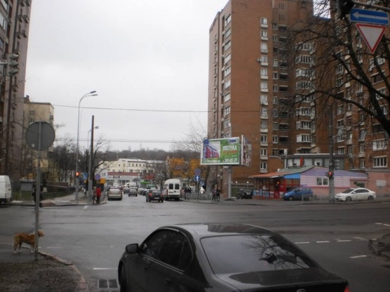 Фото рекламной плоскости по адресу Антоновича (Горького),158 / Ковпака