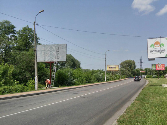 Фото рекламной плоскости по адресу ул. Гостомельское шоссе, на Киев