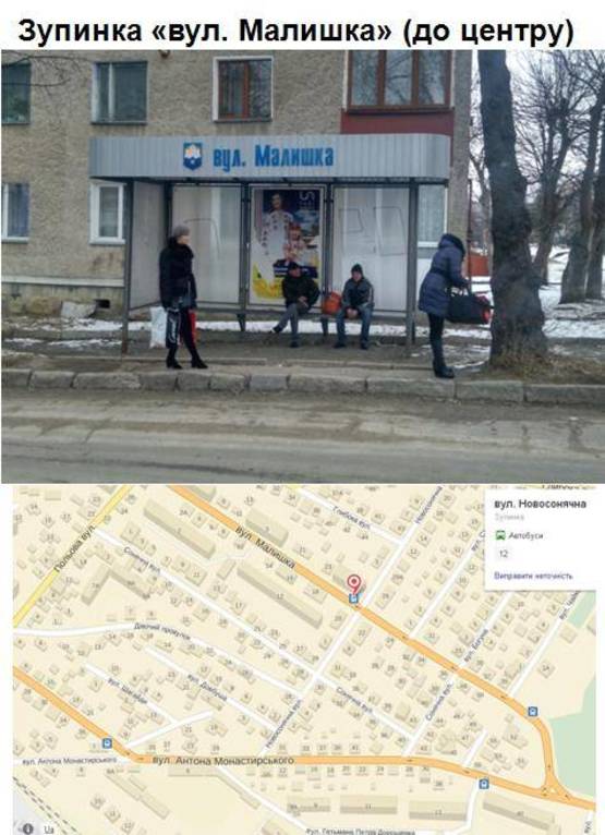 Фото рекламной плоскости по адресу вул. Малишка(до центру) / Східний