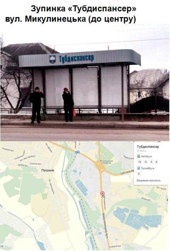 Фото рекламной плоскости по адресу вул. Микулинецька(до центру) / Березовиця