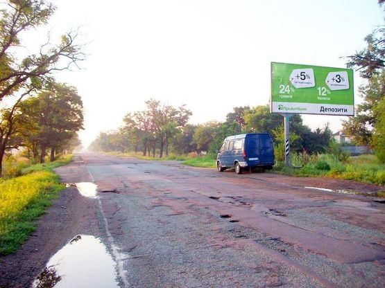 Фото рекламной плоскости по адресу Херсонская ул., р-н автодрома