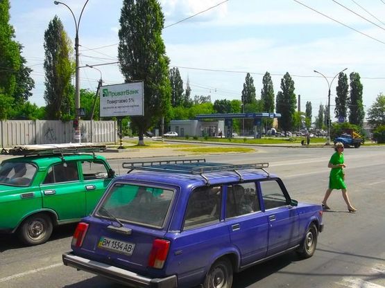 Фото рекламной плоскости по адресу Курский пр., (перед АЗС «ANP»)