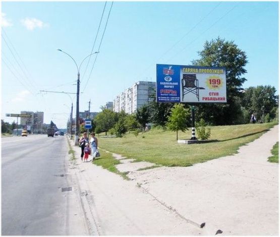 Фото рекламной плоскости по адресу Лушпы пр., (администрация)