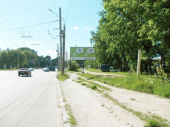 Фото рекламной плоскости по адресу Харьковская ул., район ДЕПО  в центр
