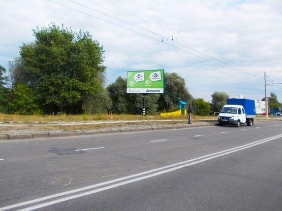 Фото рекламної площини за адресою Героев Крут ул., р-н м-на «ЭКОМАРКЕТ»