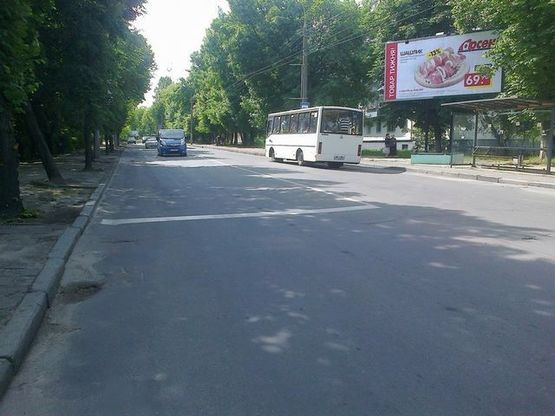 Фото рекламной плоскости по адресу Зеленая ул. - Липовая ул. ( Укрсиббанк)