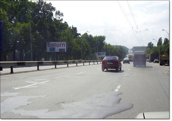 Фото рекламної площини за адресою пр.Победы, автостанция "Дачная", р-н "Верховина" выезд