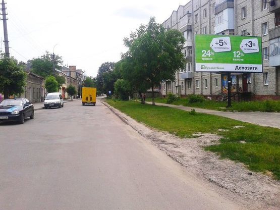 Фото рекламной плоскости по адресу Франка ул., (напротив дома №56)