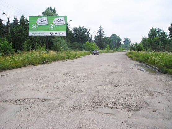 Фото рекламной плоскости по адресу Дрогобычская ул., ( завод "Галлак")