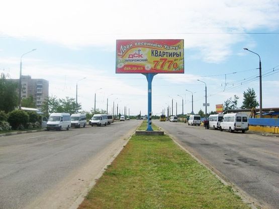 Фото рекламной плоскости по адресу ул.Новокузнецкая, 75 ( к ул.Стешенко)