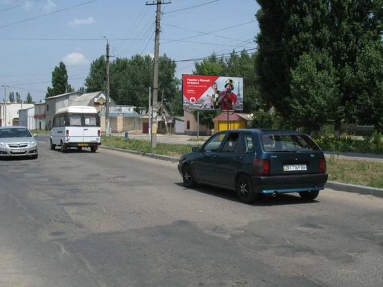 Фото рекламної площини за адресою ул.Победы-Бугазская(РЫНОК), АТБ, рынок "Победа", Кафе, Библиотека. АТБ
