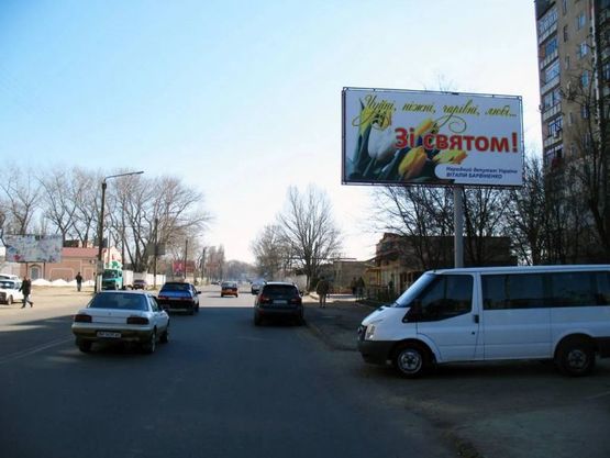 Фото рекламної площини за адресою ТИРАул.Измаильская-Школьная, супермаркет АТБ, минимаркет "Каштан"