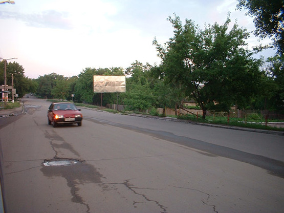 Фото рекламной плоскости по адресу ул.Сов.Милиции(стадион), ул.Сов.Милиции (Стадион,  АЗС)-ул.Болградское шоссе