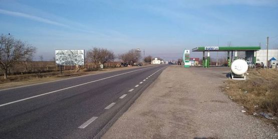 Фото рекламной плоскости по адресу с.Удобное, Автодорога Рени-Одесса (транспортное сообщение(Одесса,Рени,Измаил, Сарата), на Одессу, Таможенный, Пограничный пункт, АЗС, поворот на с.Удобное