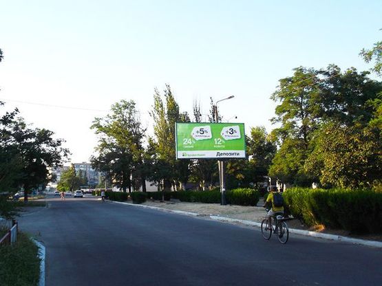 Фото рекламной плоскости по адресу Первомайская ул., (напротив ПТУ №7)