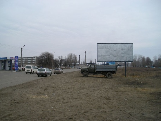Фото рекламної площини за адресою ул.Гагарина,АЗС" АЛЬБАТРОС",  АЗС "Альбатрос", транспорт.биржа,СТО,Автомагазин,з-д"ГЕМОПЛАСТ"