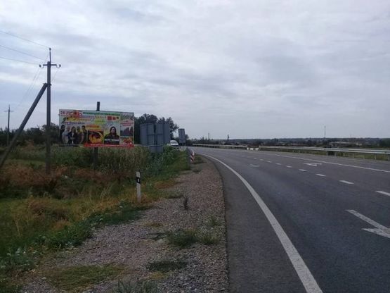 Фото рекламной плоскости по адресу г.Сарата, р-н пост ГАИ, транспорт.развязка,въезд в Сарату,на Татрбунары,АЗС