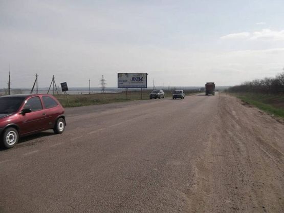 Фото рекламної площини за адресою с.Удобное, Автодорога Одесса-Рени (транспортное сообщение(Одесса,Рени,Измаил, Сарата), из Одессы, Таможенный, Пограничный пункт, АЗС, поворот на с.Удобное
