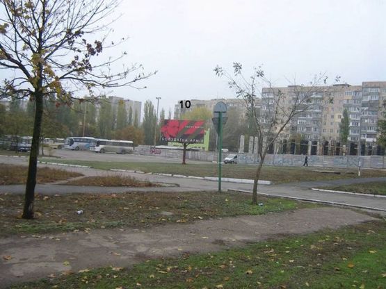 Фото рекламної площини за адресою г.Южный, Автостанция ВЪЕЗД ВЫЕЗД