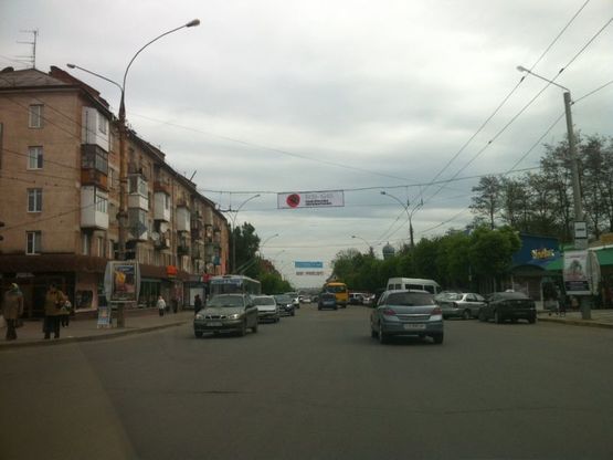 Фото рекламной плоскости по адресу вул. Гагаріна, 42