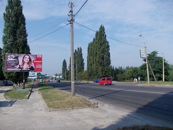 Фото рекламної площини за адресою Шухевича ул.,-Крейдяная ул. в центр.