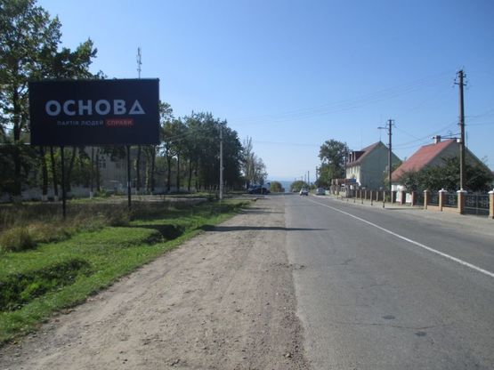 Фото рекламної площини за адресою м. Сторожинець, вул. Чернівецька